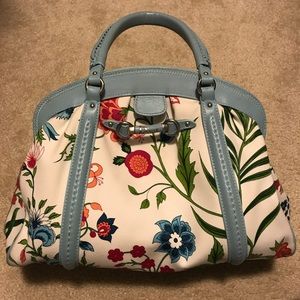 Authentic vintage Dior summer floral Satchel